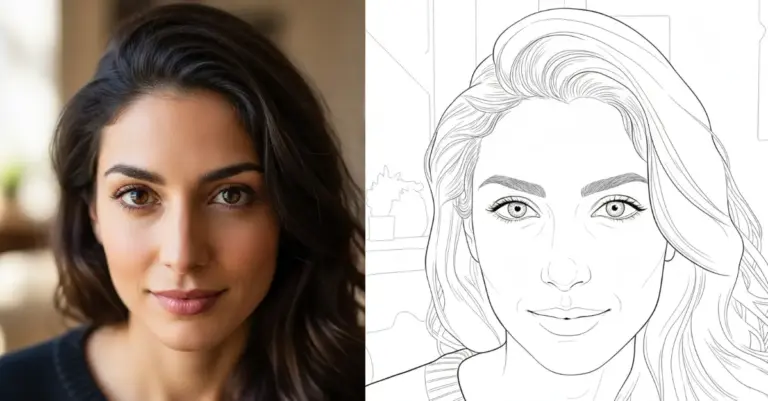 google gemini line art prompt