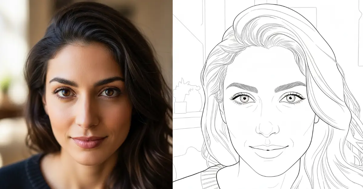 google gemini line art prompt