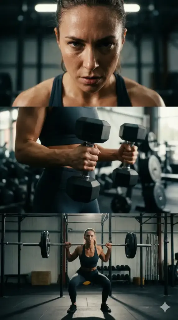 Create a 9:16 vertical cinematic photo divided into 3 stacked frames, featuring a stylish young man in his late 20s wearing a black leather jacket, sharp haircut, and confident attitude.
-Top frame: Close-up of his face with intense eye contact, soft side lighting, shallow depth of field, blurred city lights in the background.
-Middle frame: Medium shot showing his upper body leaning against a brick wall, hands in pockets, neon street lights reflecting on the jacket.
-Bottom frame: Full-body shot of him walking down an empty urban street at night, wet road reflections, moody cinematic lighting.