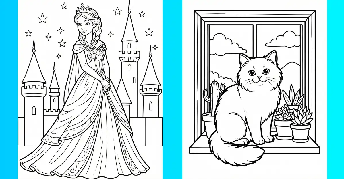 gemini prompt for coloring pages
