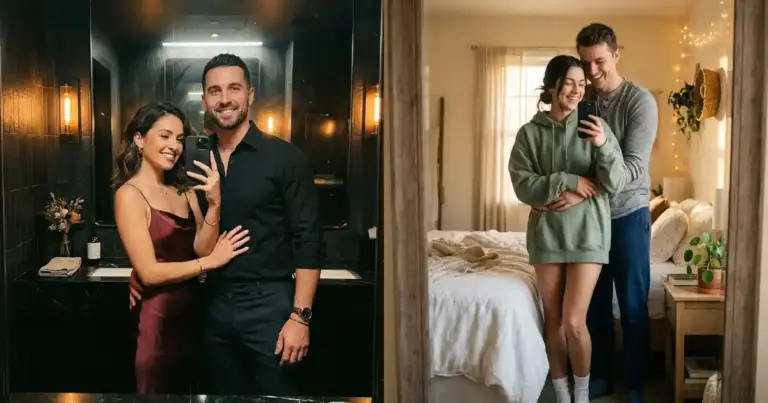 gemini prompts for couple mirror selfie photos