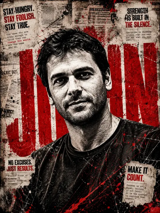cinematic grunge poster