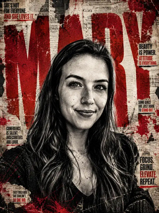 chatgpt grunge poster