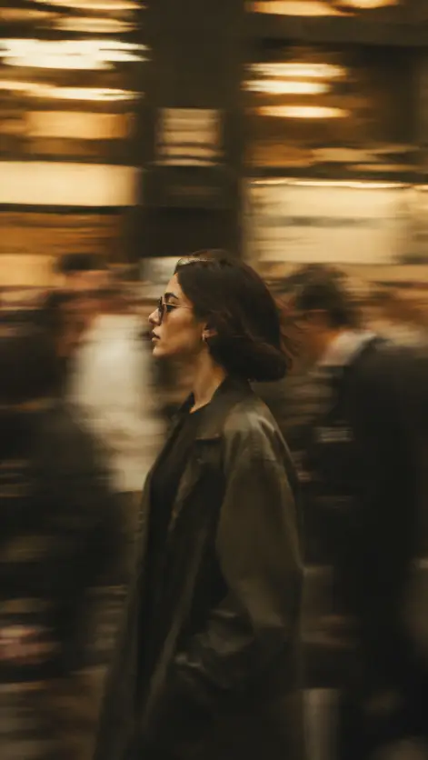 Motion Blur on a Busy Street
