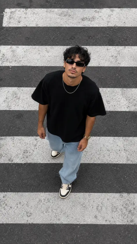 2. Overhead Crosswalk Street Shot