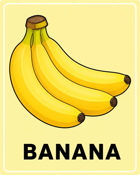 7. Fruit Flashcard