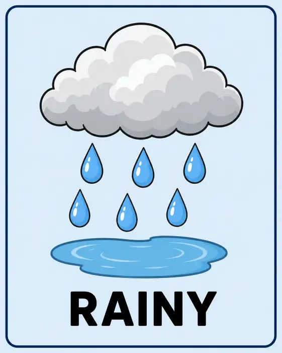 11. Weather Flashcard