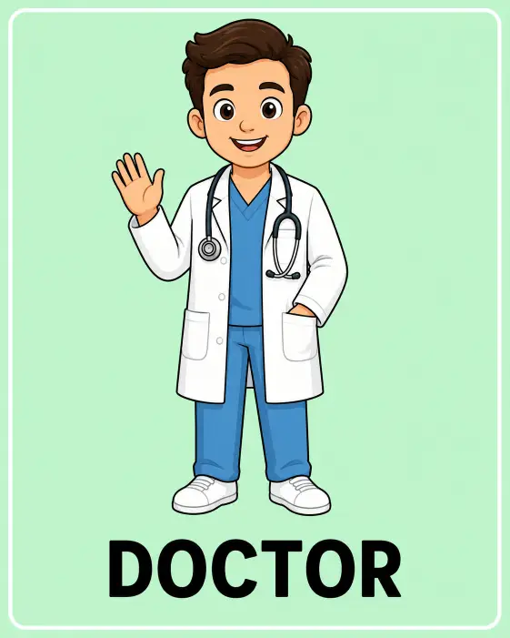 14. Community Helper Flashcard