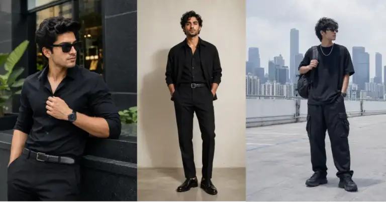 chatgpt prompts for men with black outfits