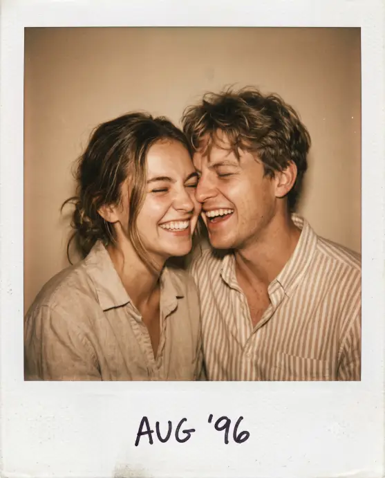 Faded Polaroid Close-Up