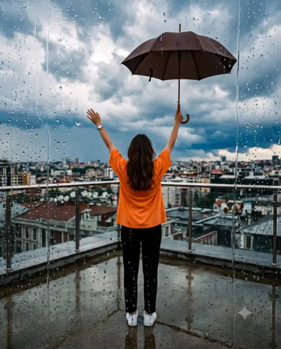 1. Shot Through a Rain-Covered Window