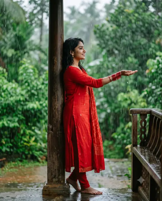 6. Catching Rain From the Veranda