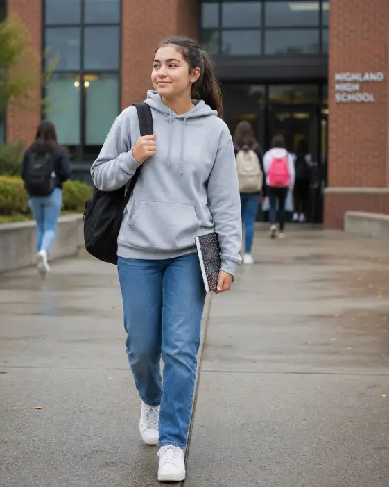 7. Teen Heading Into High School