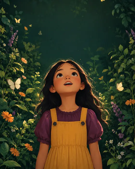 Modern Picture Book Cover With a Big Expressive Character