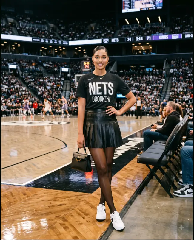 10. Courtside Basketball Look