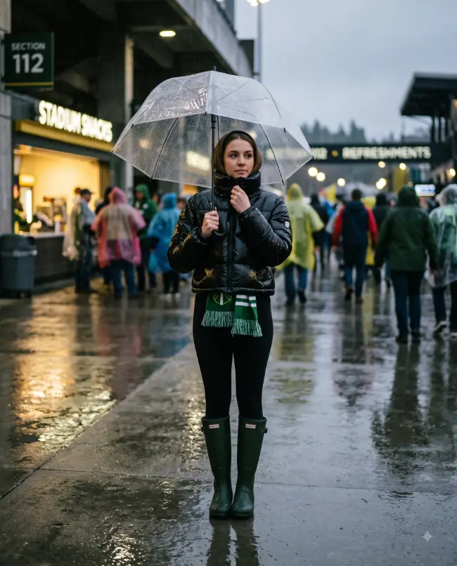 13. Rainy Day Puffer Jacket