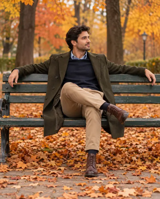 Classic Park Bench Pose
