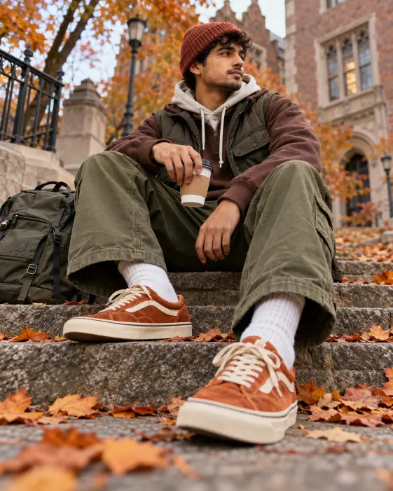 Streetwear on Campus Steps