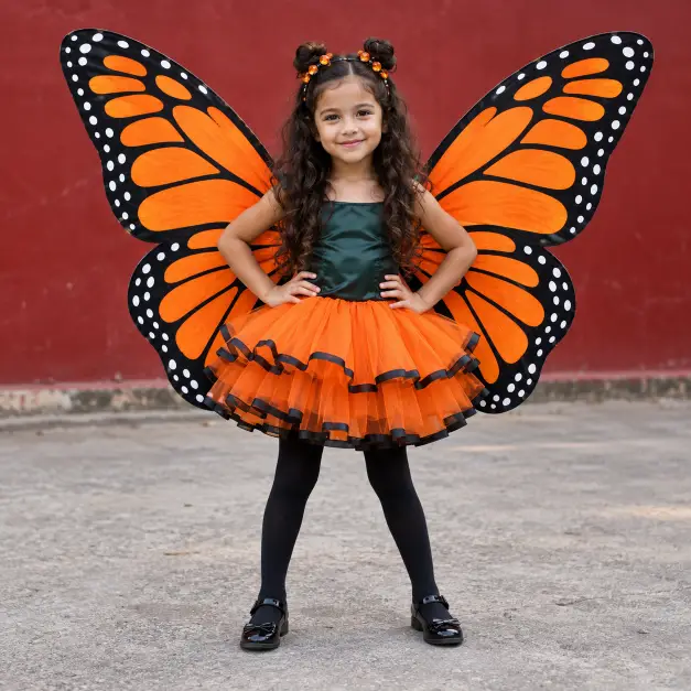 Monarch Butterfly With Oversized Wings