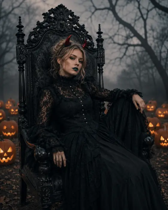 Devil on a Gothic Throne