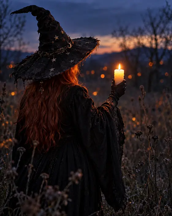 6. The Candle Carrier from Behind