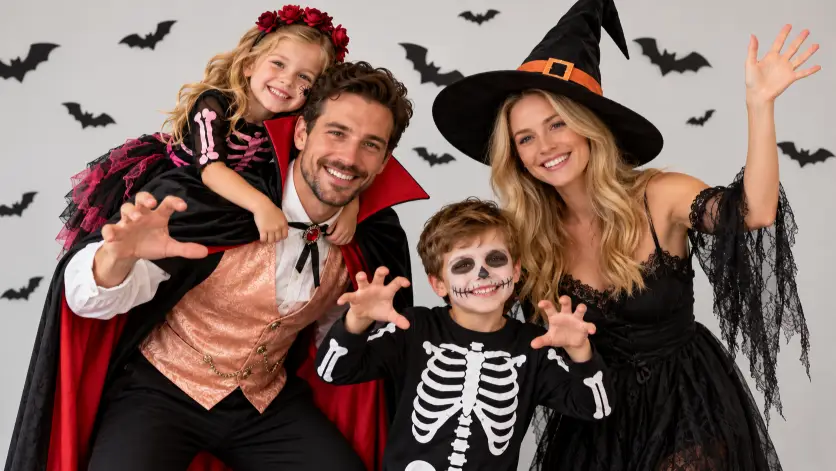 Playful Spooky Studio Shoot