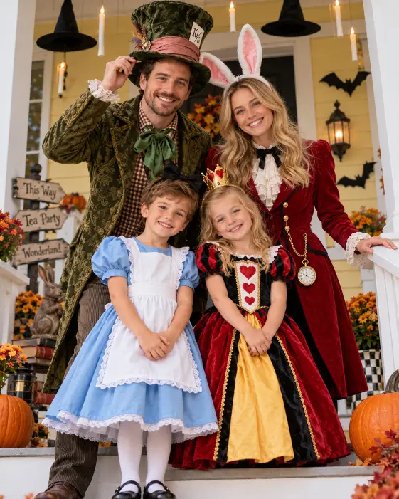 Wonderland Tea Party on the Porch
