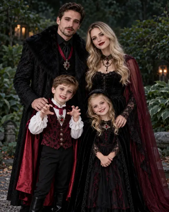 Gothic Vampire Family