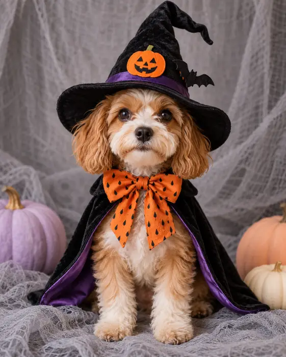 11. Little Witch with a Pumpkin Hat