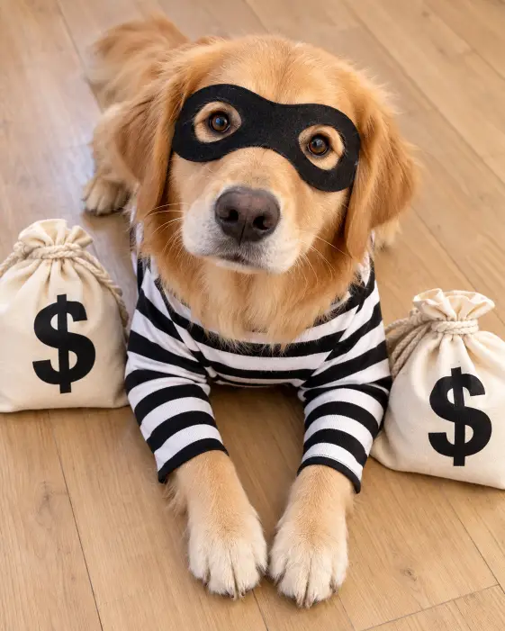 2. Sneaky Little Bank Robber