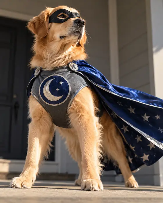 5. Midnight Caped Superhero