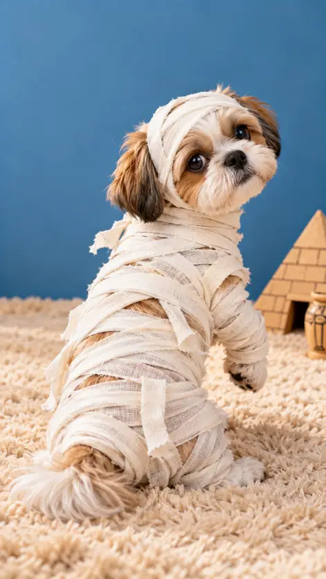 7. Tiny Wrapped Mummy