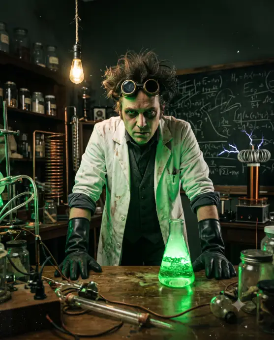 7. Mad Scientist in the Lab